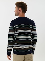 Saltwell Blue Wool Blend Crew Neck Jumper - Image 2 of 5