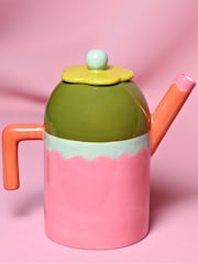Widdop Multi Coloured Flower Tea Pot - Image 1 of 4