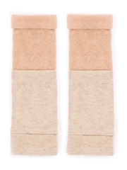 Celtic & Co. Natural Cashmere Fingerless Center Split Gloves - Image 1 of 6