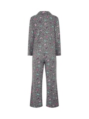 PixieGirl Petite Grey Bows Soft Touch Long Sleeve Pyjamas - Image 6 of 6