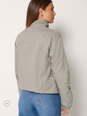 Long Tall Sally Grey Windbreaker Jacket - Image 3 of 6