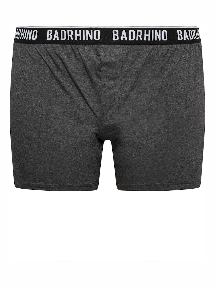 BadRhino Big & Tall Grey Boxers 5 Packs - Image 7 of 7