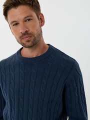 Saltwell Cable Knit Crew мойын жемпірі - 5суретінің 1 суреті