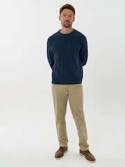 Saltwell Cable Knit Crew мойын жемпірі - 5суретінің 4 суреті