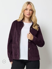 M&Co Purple Corduroy Blazer - Image 1 of 6