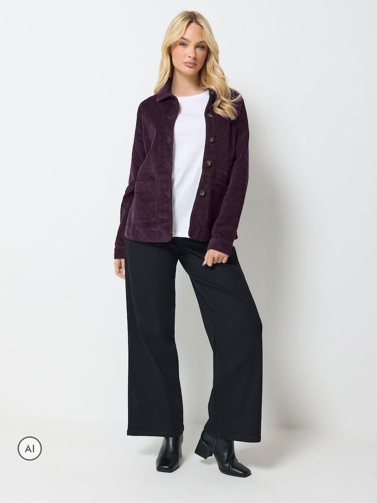 M&Co Purple Corduroy Blazer - Image 2 of 6 M&Co Purple Corduroy Blazer - Image 2 of 6