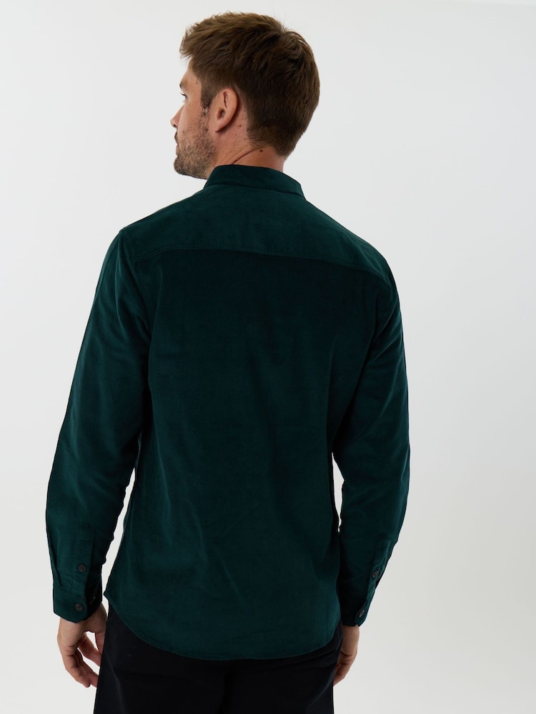 Saltwell Green Corduroy Long Sleeve Shirt - Image 2 of 8 Saltwell Green Corduroy Long Sleeve Shirt - Image 2 of 8