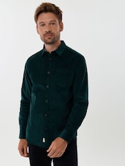 Saltwell Green Corduroy Long Sleeve Shirt - Image 4 of 8
