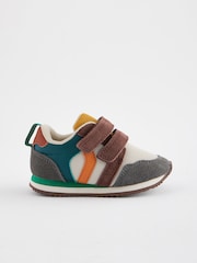 Bright Mineral Standard Fit (F) Double Strap Trainers - Image 2 of 5