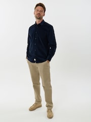 Saltwell Blue Corduroy Long Sleeve Shirt - Image 2 of 8
