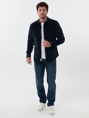 Saltwell Blue Corduroy Long Sleeve Shirt - Image 3 of 8