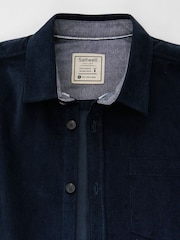 Saltwell Blue Corduroy Long Sleeve Shirt - Image 6 of 8