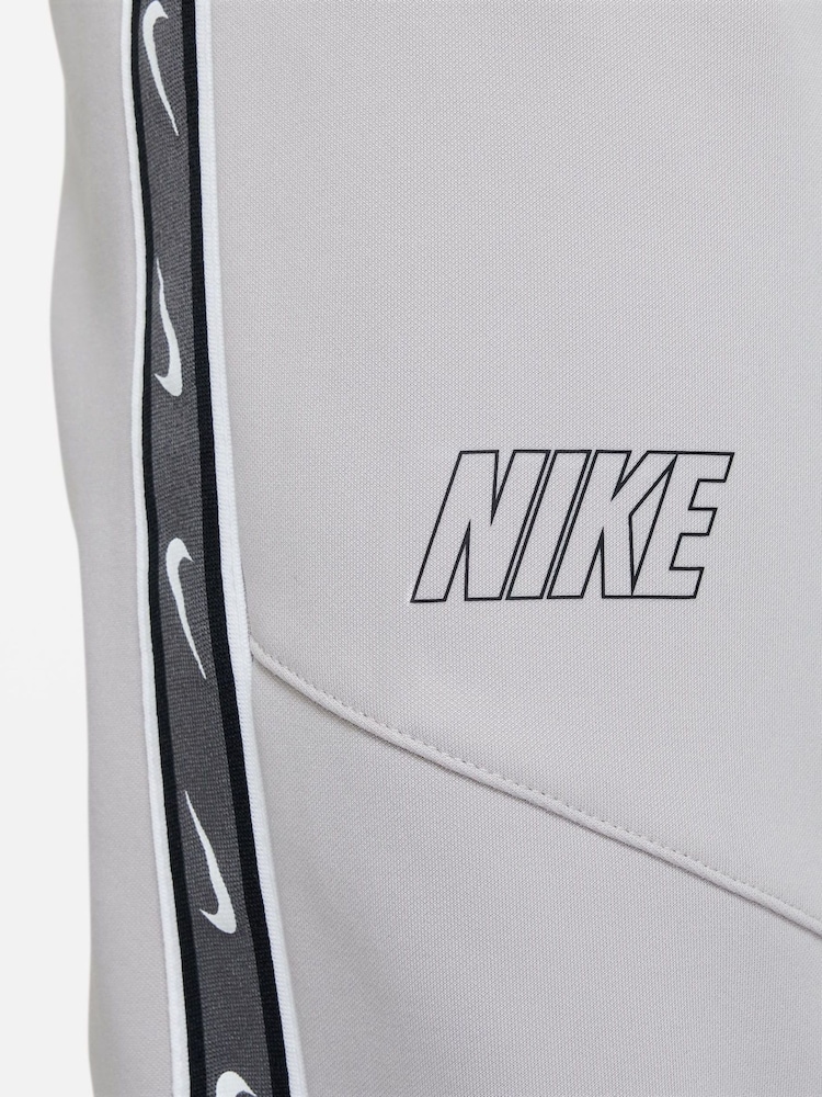 Nike Grey/White Repeat Joggers - Image 8 of 8