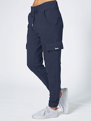 Pineapple Charcoal Grey Womens Cargo Joggers - Image 3 of 4