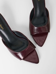 Threadbare Purple Open Toe Kitten Heel Sandals - Image 4 of 4