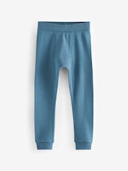 Blue/Teal Thermal Leggings 2 Pack (2-16yrs) - Image 4 of 6
