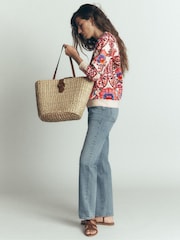 Boden Pink Rosa Printed Sweatshirt - Image 4 of 6
