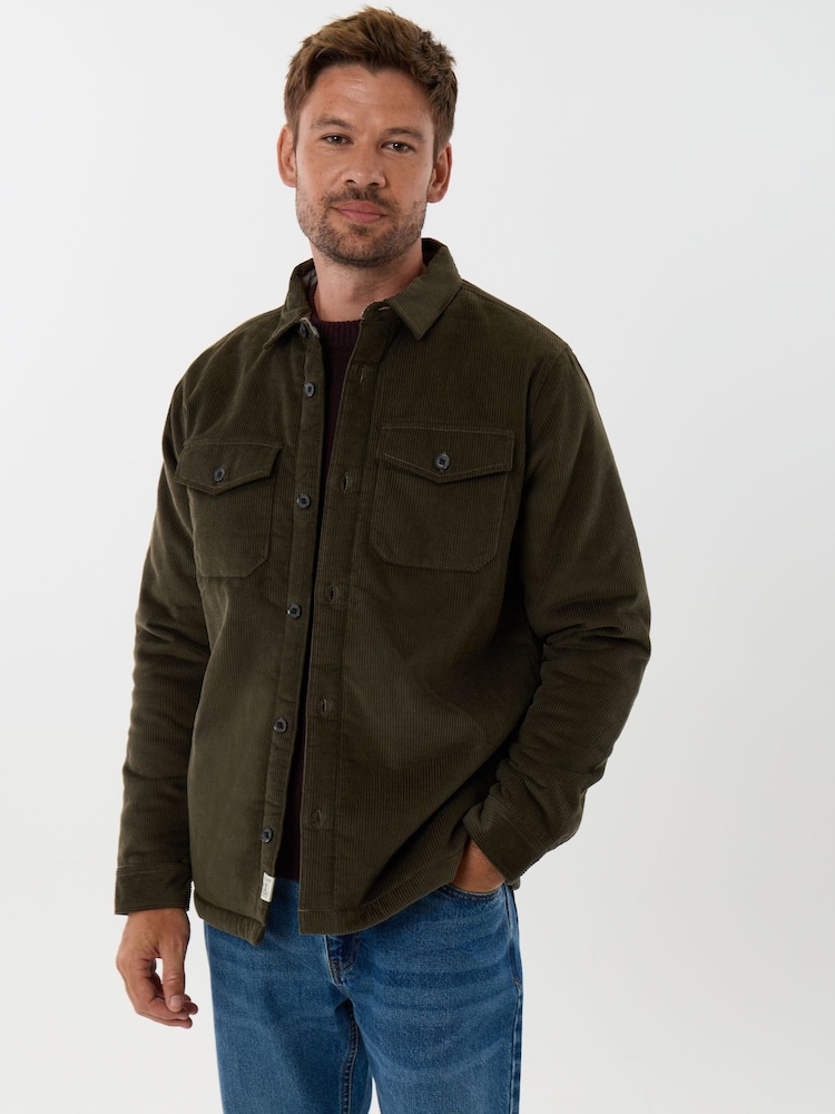 Saltwell Green Borg Lined Corduroy Jacket - Image 1 of 5 Saltwell Green Borg Lined Corduroy Jacket - Image 1 of 5