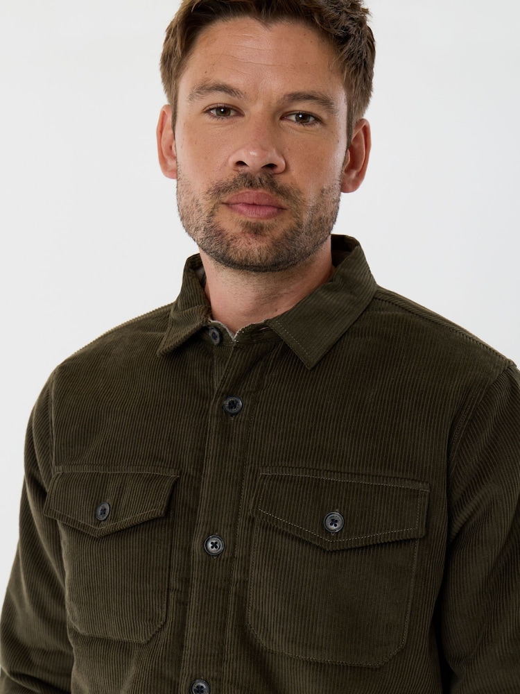Saltwell Green Borg Lined Corduroy Jacket - Image 5 of 5 Saltwell Green Borg Lined Corduroy Jacket - Image 5 of 5