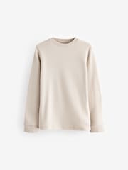 Neutral Thermal Long Sleeve Tops 2 Pack (2-16yrs) - Image 2 of 5