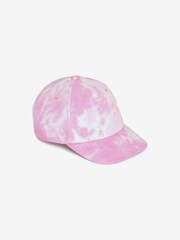 Pink Tie Dye Printed Baseball Cap (3-16yrs) - Image 1 of 2