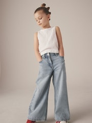 Light Blue Wide Leg Jeans (3-16yrs) - Image 2 of 7