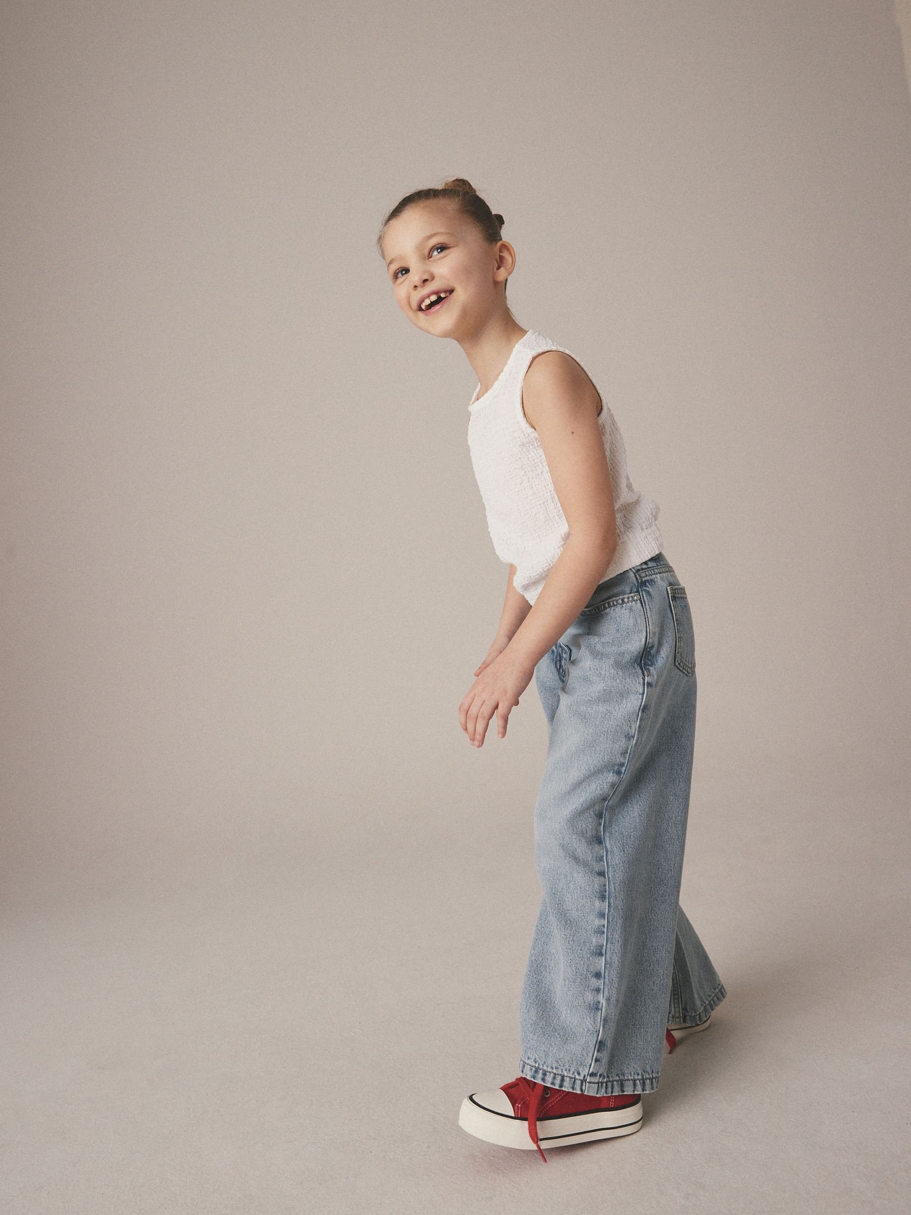 Buy Light Blue Wide Leg Jeans (3-16yrs) from Next USA