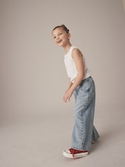 Light Blue Wide Leg Jeans (3-16yrs) - Image 4 of 7