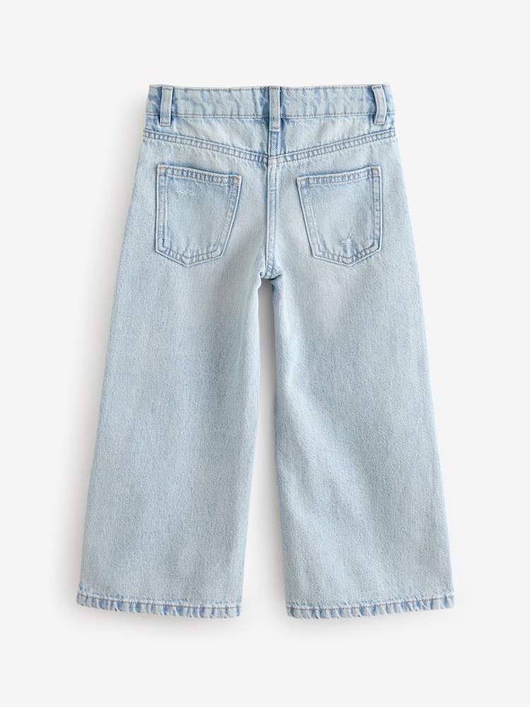 Light Blue Wide Leg Jeans (3-16yrs) - Image 6 of 7