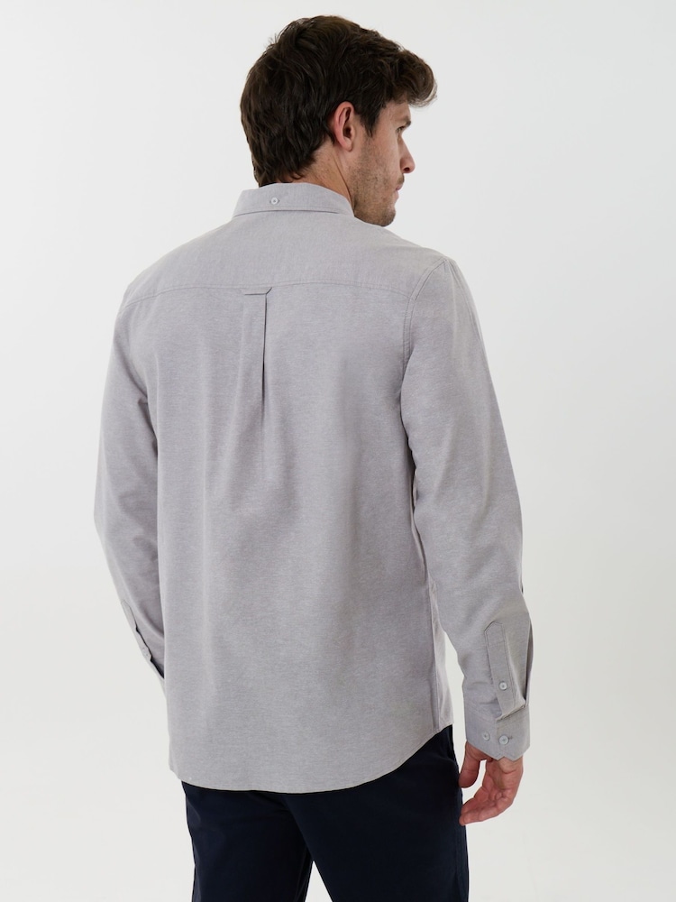 Saltwell Cotton Long Sleeve Button Down Collar Shirt - Obrázek 2 z 5