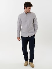 Saltwell Cotton Long Sleeve Button Down Collar Shirt - Obrázek 3 z 5