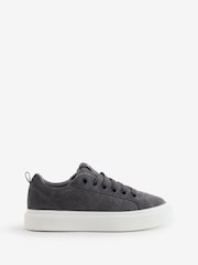 CLEENS Grey Ace Trainers - Image 1 of 1