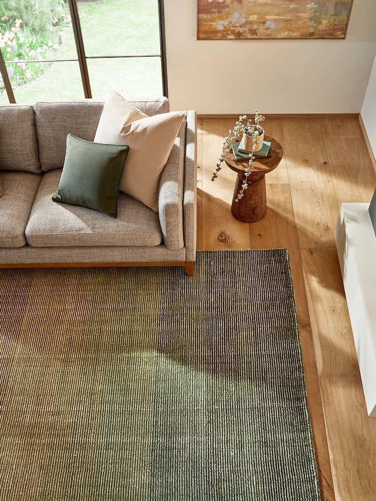 Green Ezra Striped Rug - Image 2 of 6