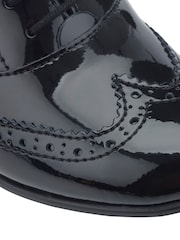 Start-Rite Matilda Black Leather Lace Up School Shoes F & G - Image 7 of 7