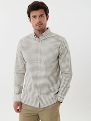 Saltwell Cream Long Sleeve Button Down Collar Shirt - Image 1 of 5