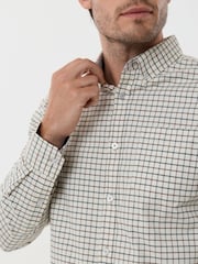 Saltwell Cream Long Sleeve Button Down Collar Shirt - Image 4 of 5