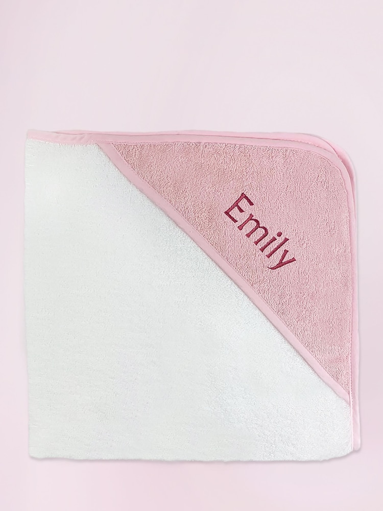 Babyblooms Personalised 100% Cotton Luxury Hooded Towel Gift - Image 1 of 3