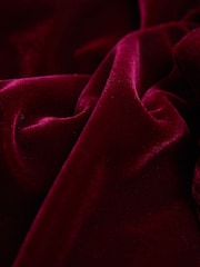 Florere Relaxed Fit Velvet Tie Neck Jumpsuit - Image 5 of 5