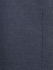 Blue Herringbone Suit Waistcoat - Image 5 of 6