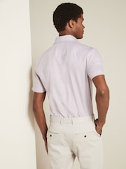 Pink Easy Care Short Sleeve Royal Oxford Shirt - Image 4 of 8