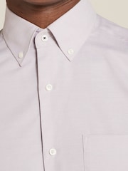 Pink Easy Care Short Sleeve Royal Oxford Shirt - Image 5 of 8