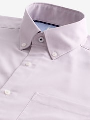Pink Easy Care Short Sleeve Royal Oxford Shirt - Image 7 of 8