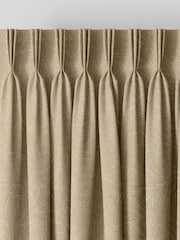 William Morris At Home Natural Willow Woven Made to Measure Curtains - Image 5 of 9