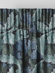 William Morris At Home Indigo Blue Acanthus Made to Measure Curtains - Image 5 of 9