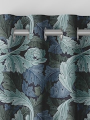 William Morris At Home Indigo Blue Acanthus Made to Measure Curtains - Image 7 of 9