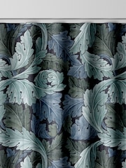 William Morris At Home Indigo Blue Acanthus Made to Measure Curtains - Image 8 of 9