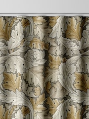 William Morris At Home Flint Grey Acanthus Made to Measure 100% Cotton Curtains - Image 8 of 9