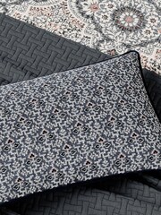Bedeck of Belfast Blue Nena Quilted Throw - Image 2 of 4