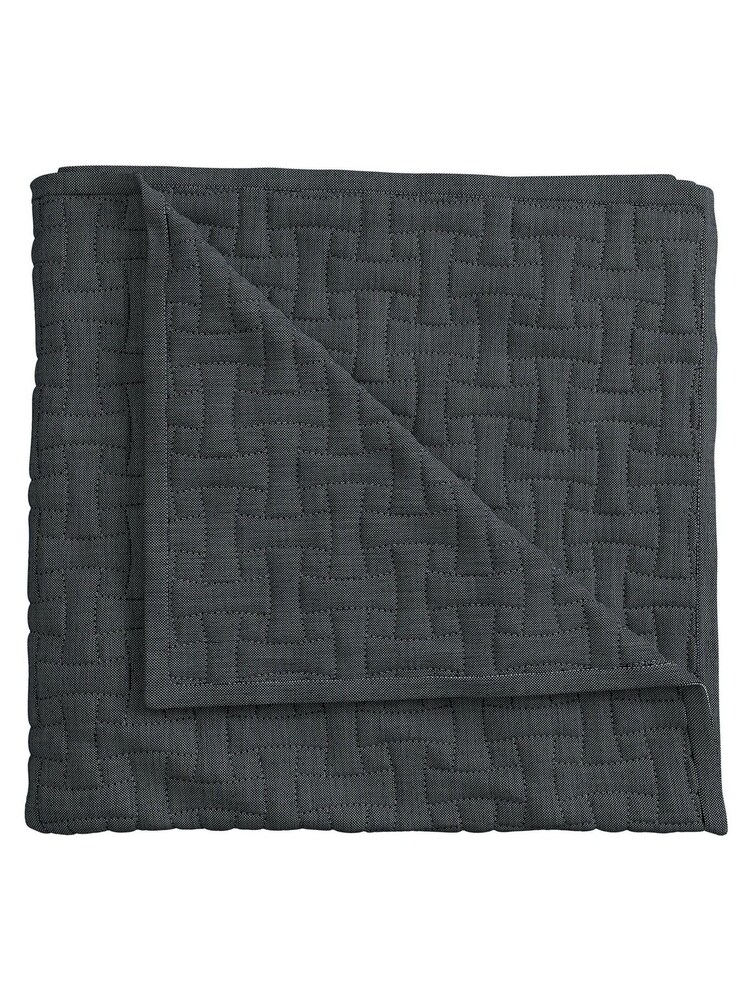 Bedeck of Belfast Blue Nena Quilted Throw - Image 4 of 4