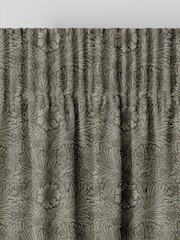 William Morris At Home Iron Grey Marigold Velvet Made to Measure Curtains - Image 5 of 9
